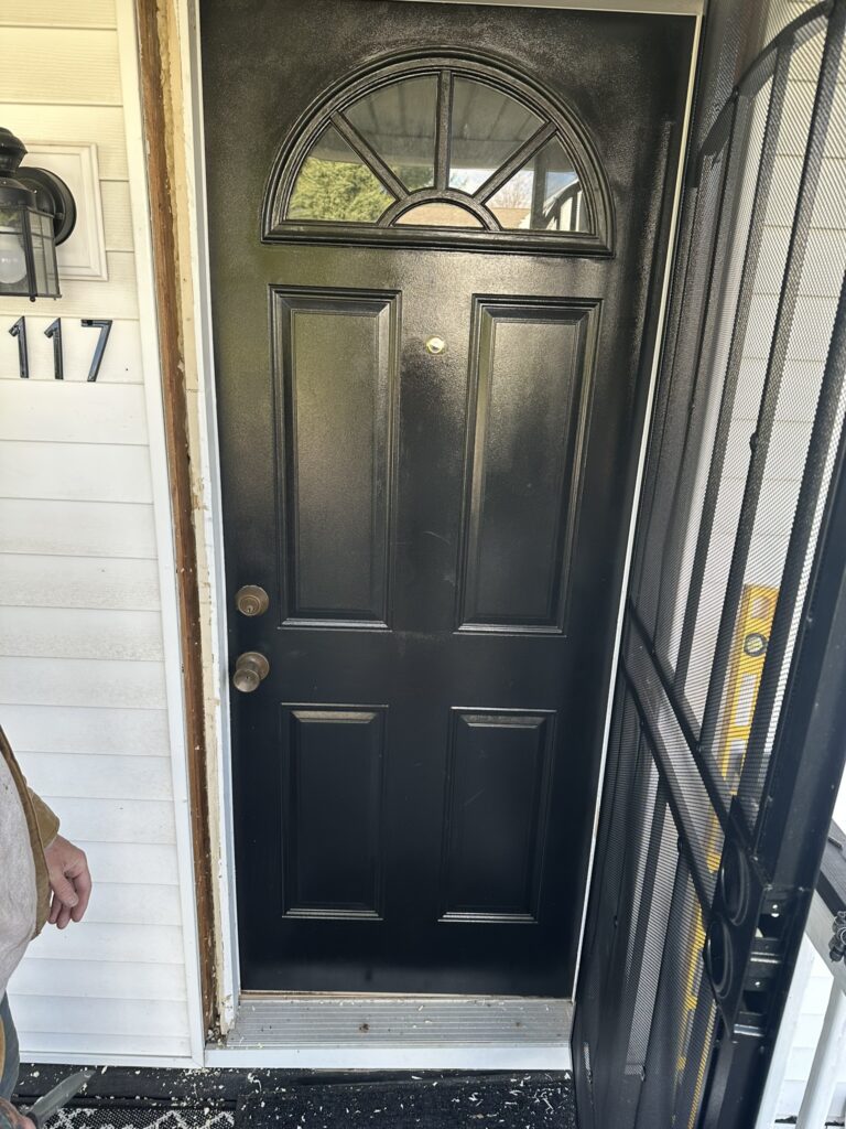Painted Door Done